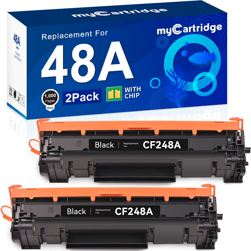 HP 48A (CF248A) Compatible Toner Cartridge (2 Black)