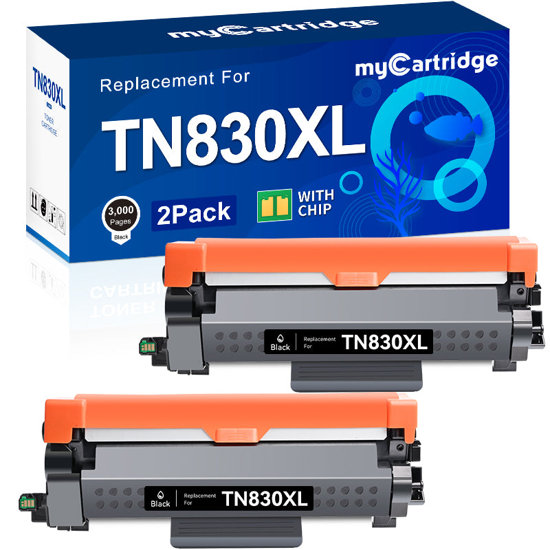 Brother TN830XL Compatible Toner Cartridge(2 Black)