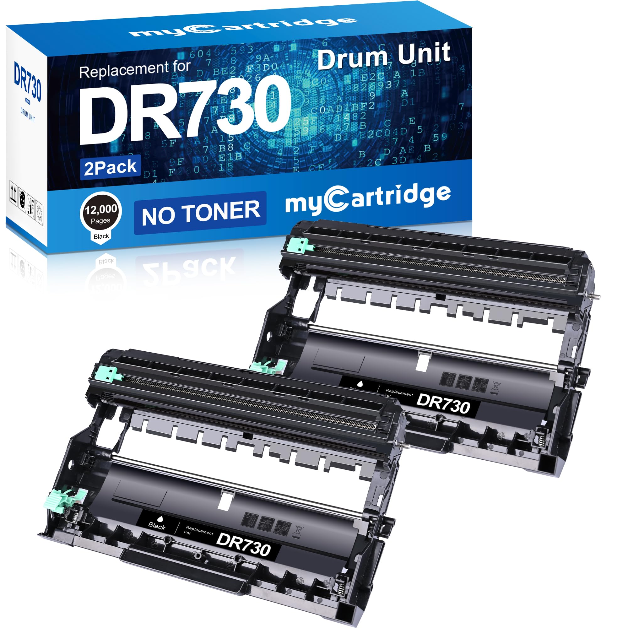 DR730 Drum Unit Compatible Replacement for TN730 TN760 TN770 2PK