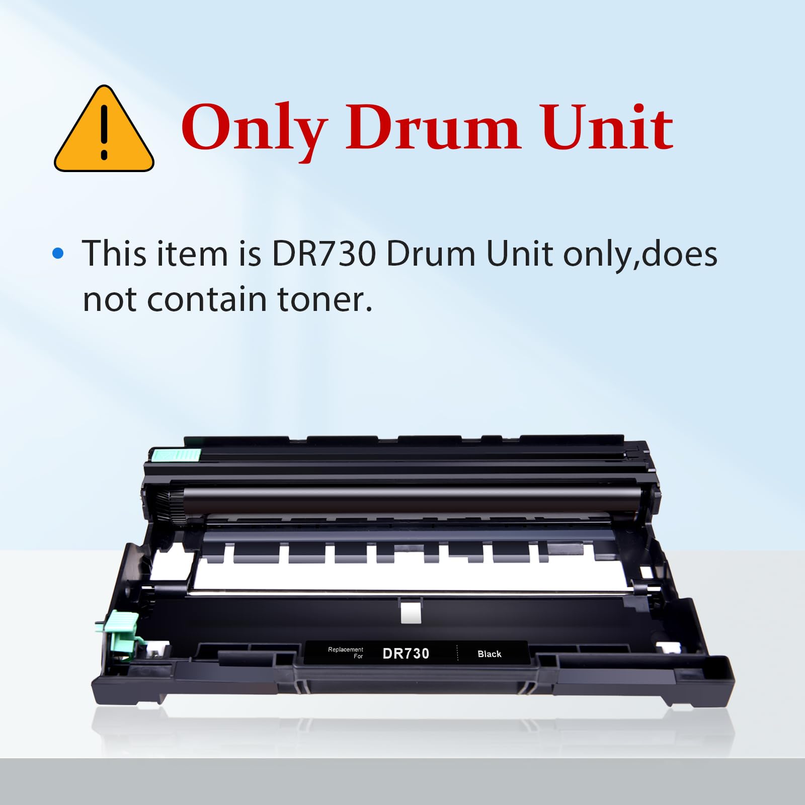 DR730 Drum Unit Compatible Replacement for TN730 TN760 TN770(2Pack-Black)