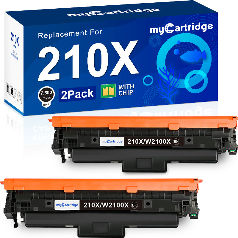 HP 210X Compatible Toner Cartridge With Chip(2 Black)