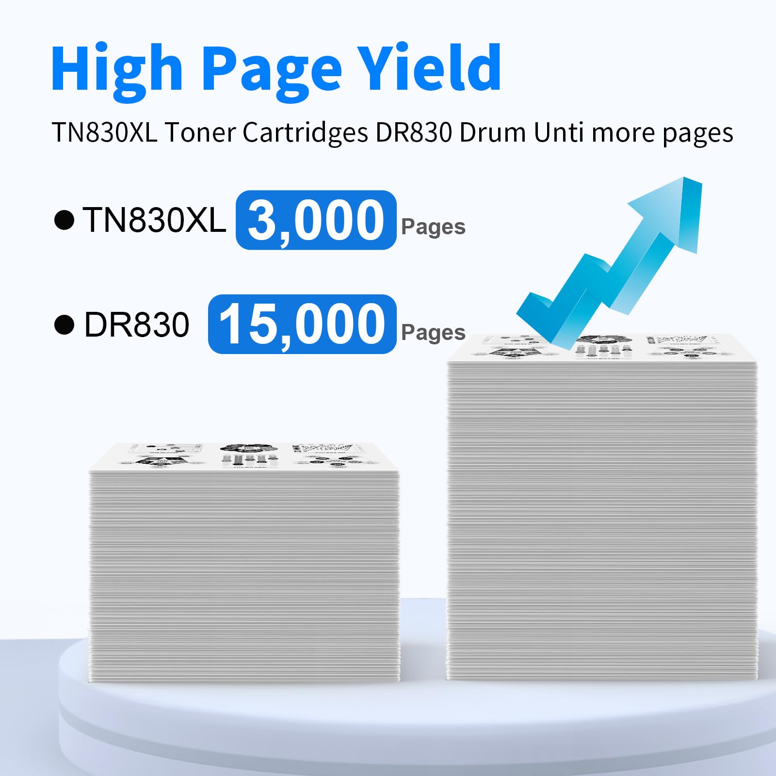 TN830XL Toner Cartridge and DR830 Compatible Toner Cartridge