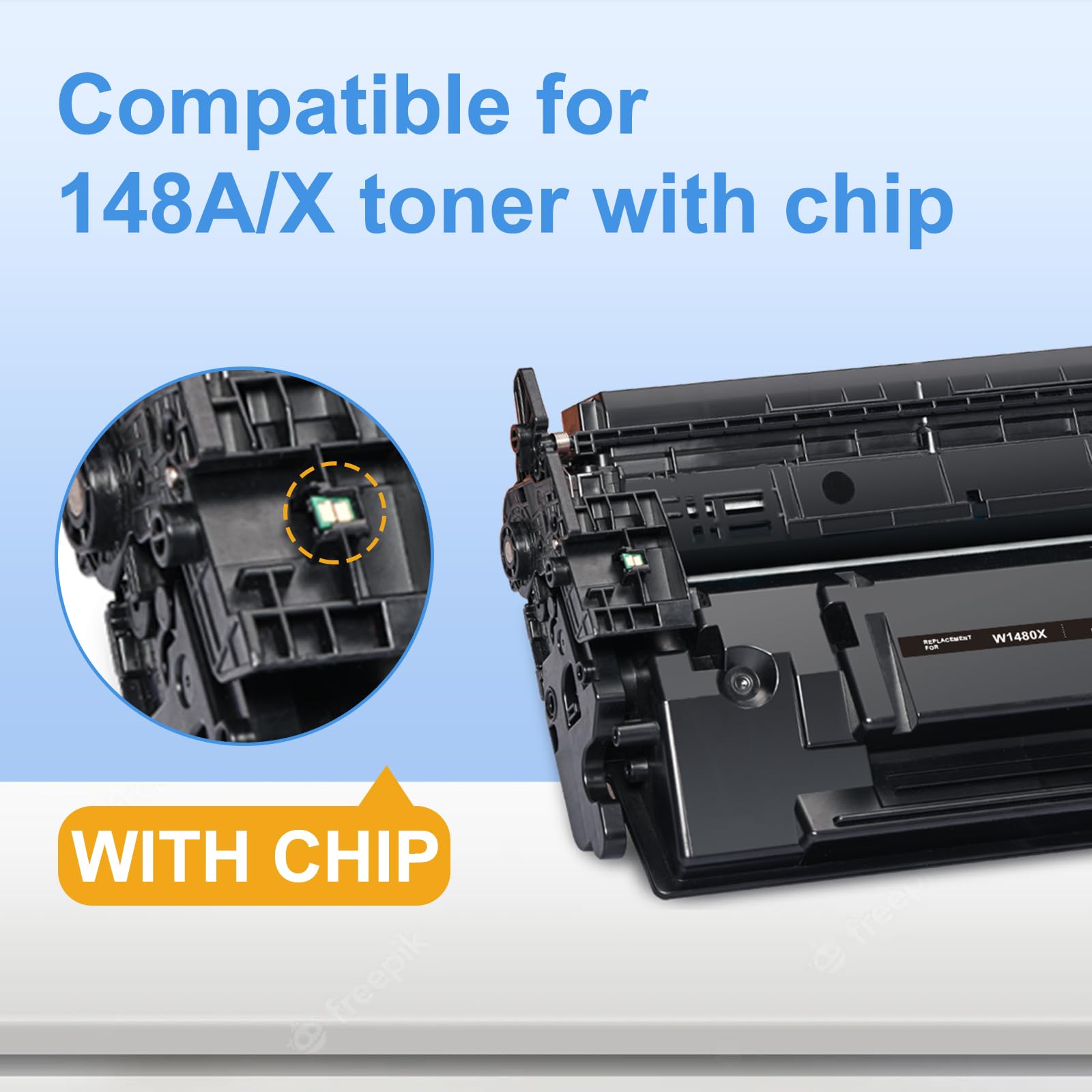 HP 148X Compatible Toner Cartridge (1 Black)