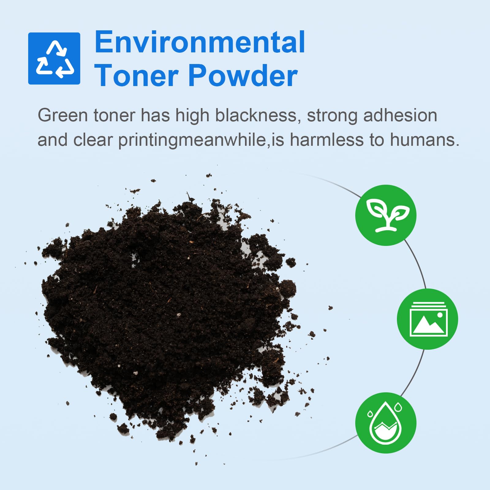 Compatible HP 48A CF248A Toner Cartridge With Chip(4 Black)