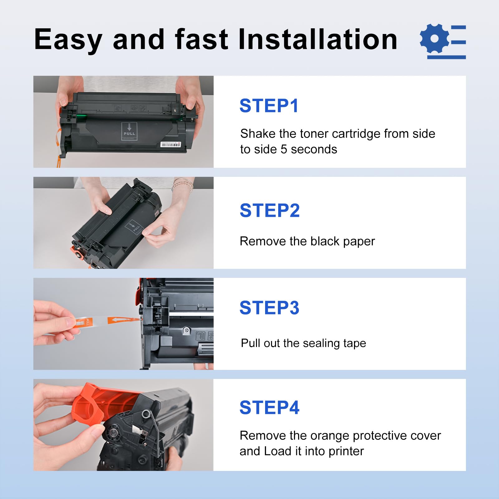 HP 148X Compatible Toner Cartridge (1 Black)
