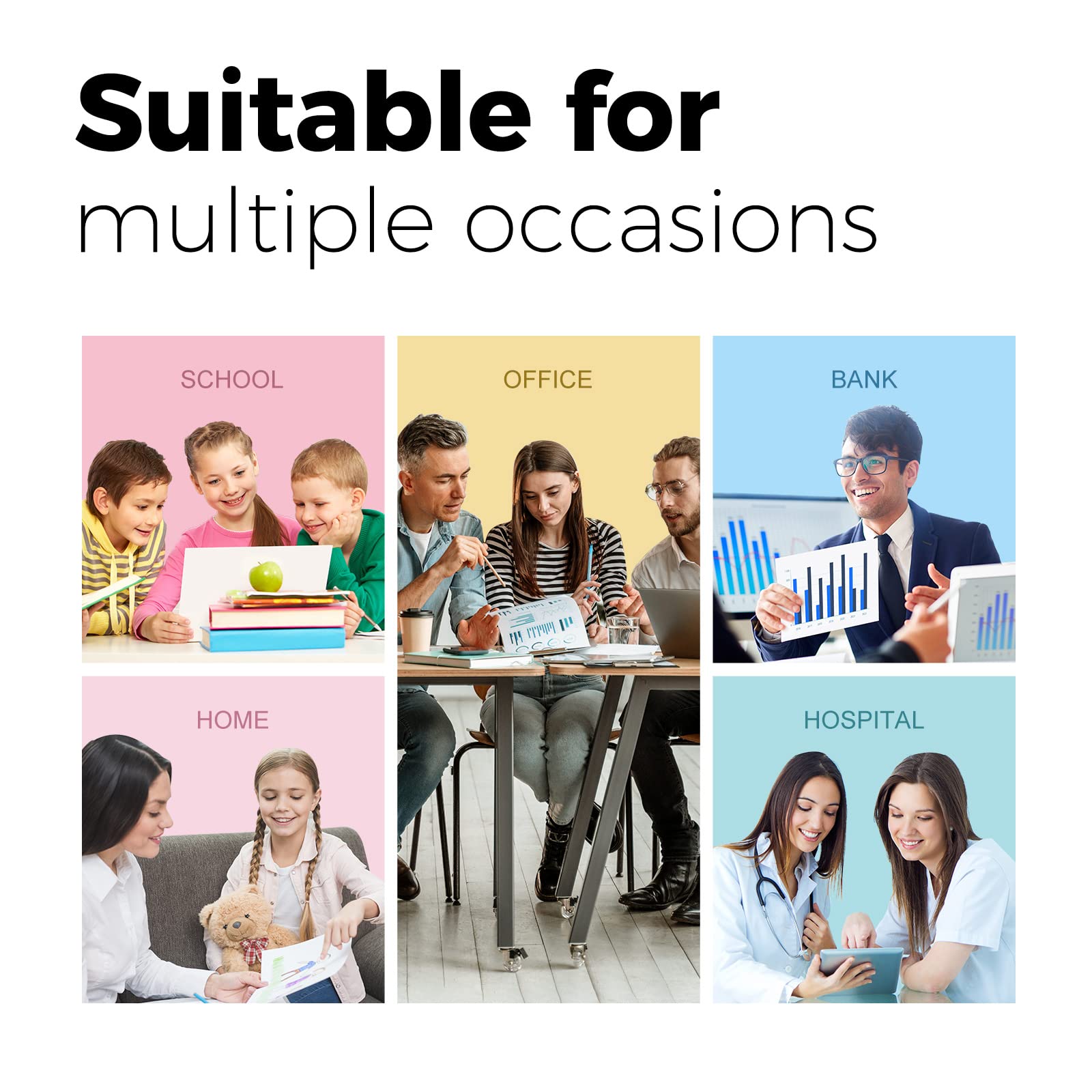 Compatible Brother TN433 Toner Cartridge (4Pack:Black, Cyan, Magenta, Yellow)