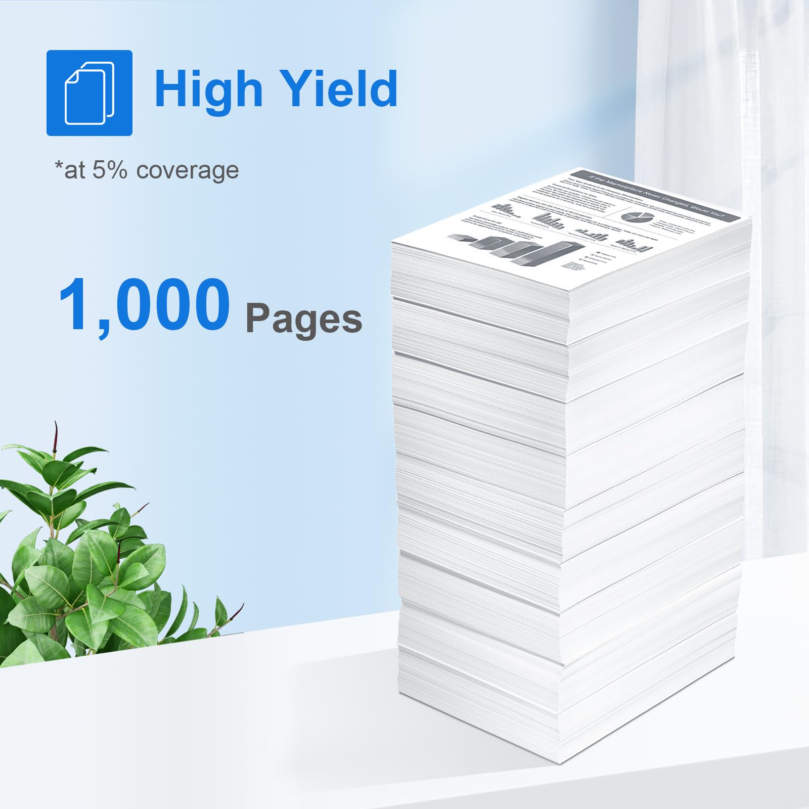 HP 48A (CF248A) Compatible Toner Cartridge (2 Black)