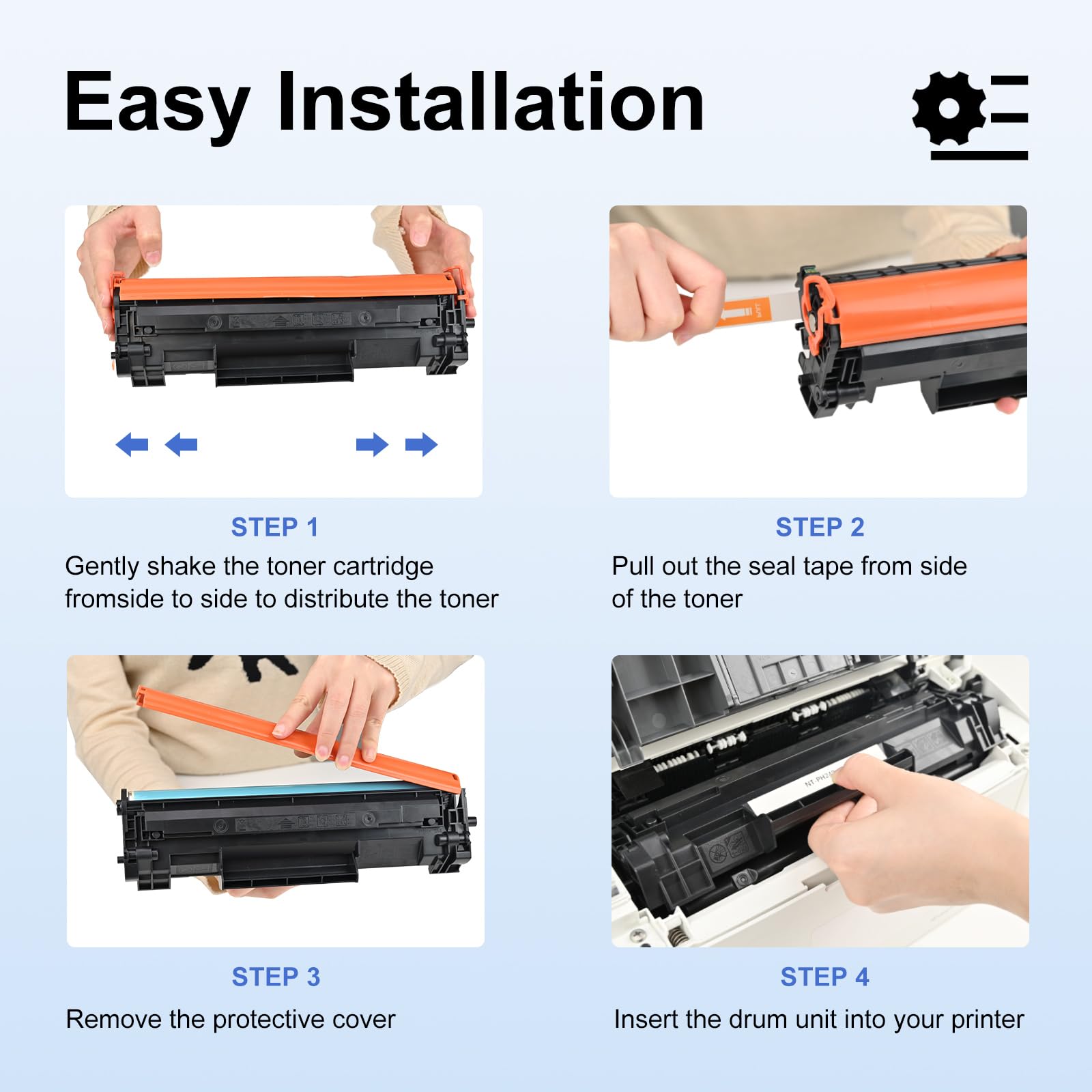 HP 48A (CF248A) Compatible Toner Cartridge (2 Black)