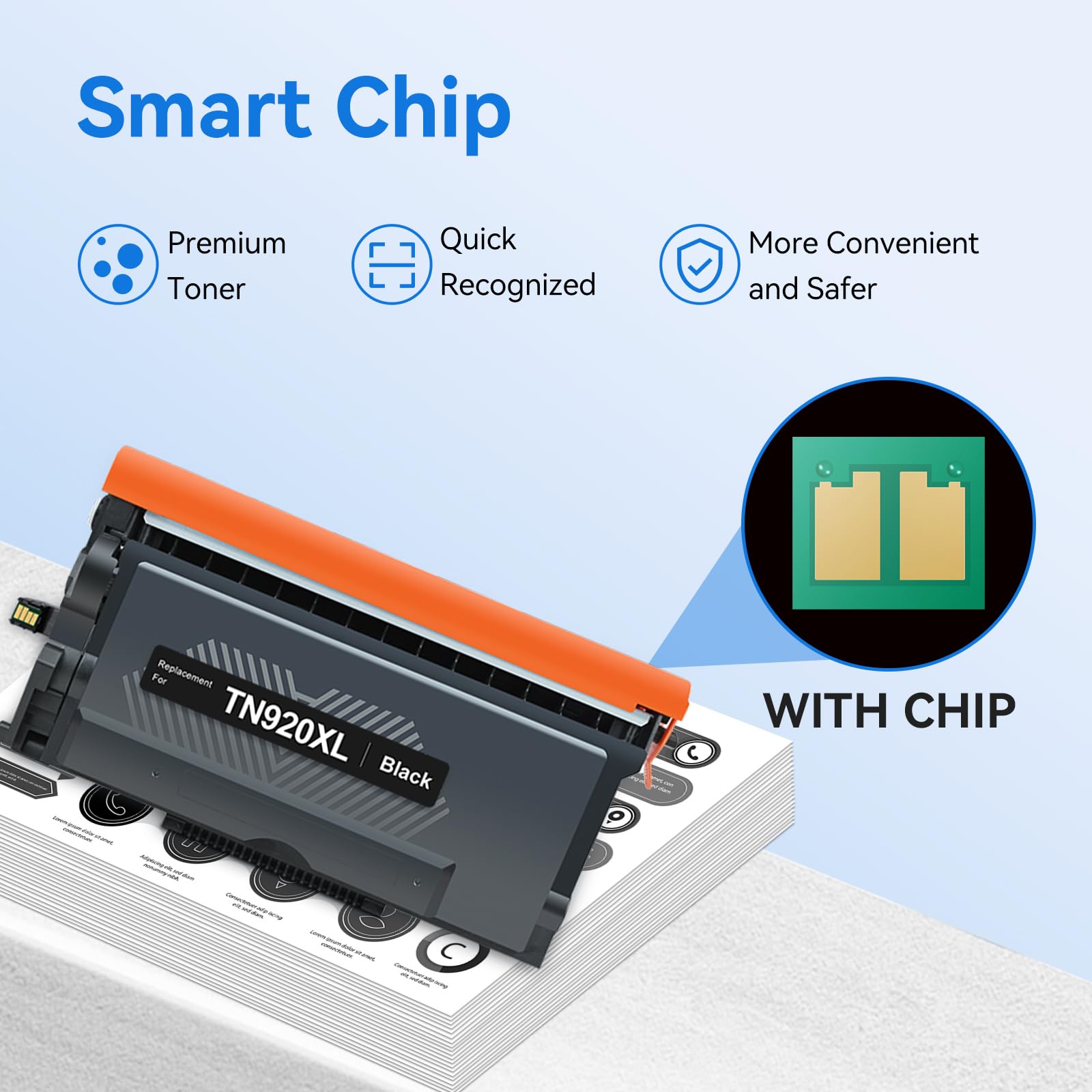 TN920XL Compatible Toner 2 Pack