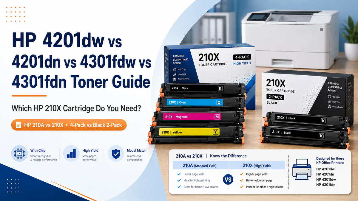 HP 4201dw vs 4201dn vs 4301fdw vs 4301fdn Toner Guide