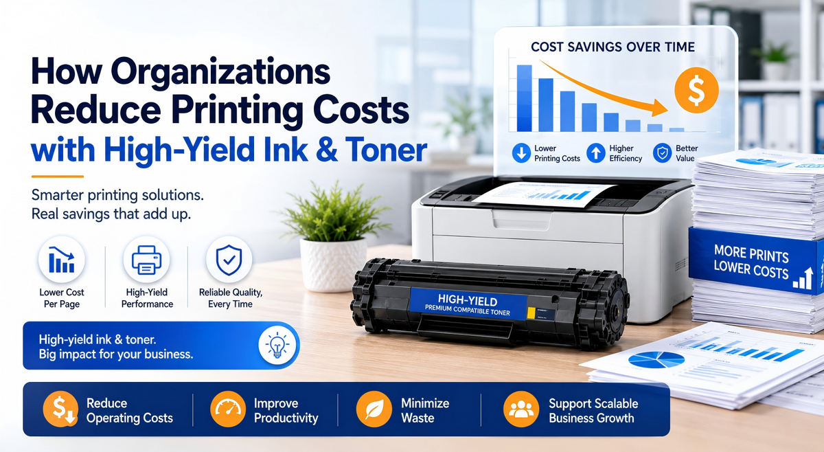 How Many Ink Cost How Organizations Reduce Printing Costs with High-Yield Ink & Toner ...