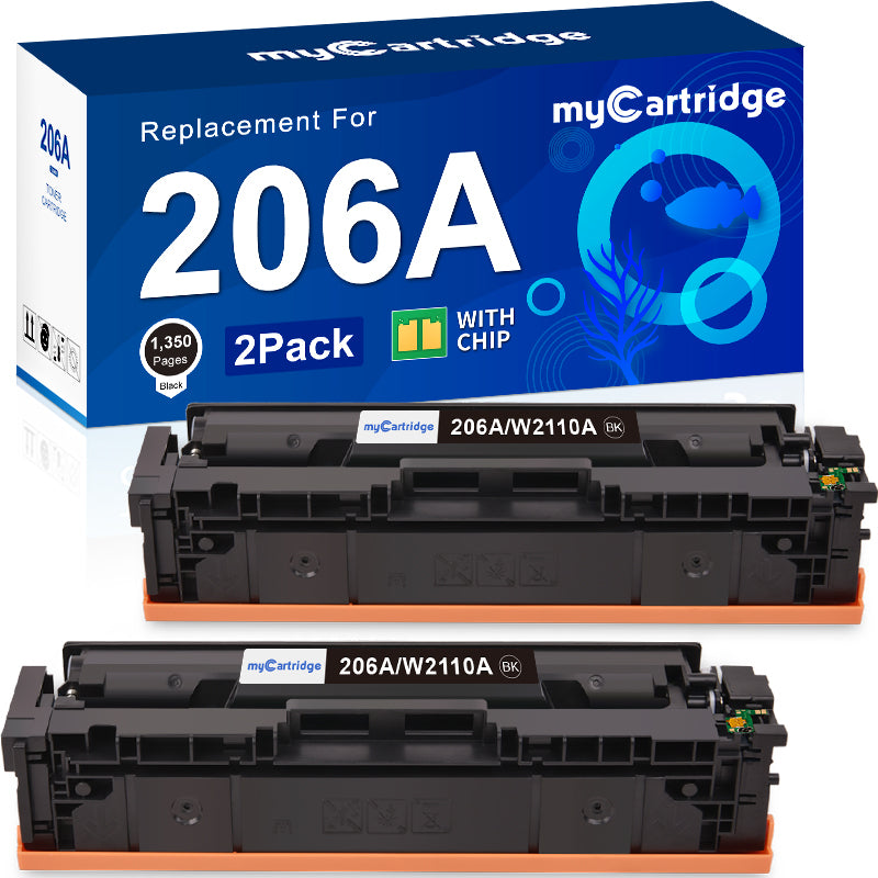 HP 206A Compatible Toner Cartridge With Chip（2 Black)