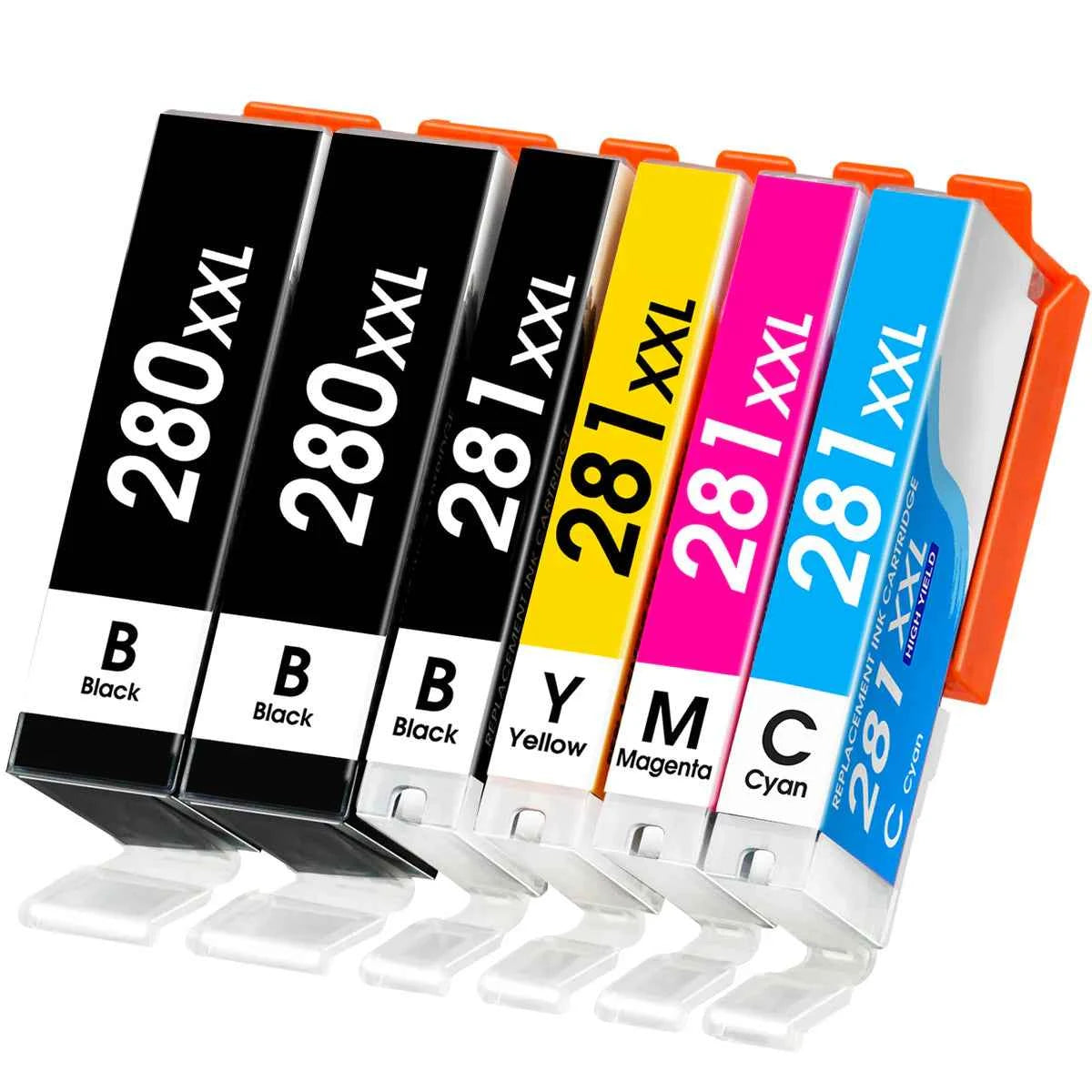 Compatible Canon 280XXL 281XXL Ink Cartridges 6-Pack | myCartridge