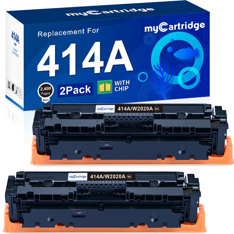 HP 414A Compatible Toner Cartridge with Chip（2 Black ）