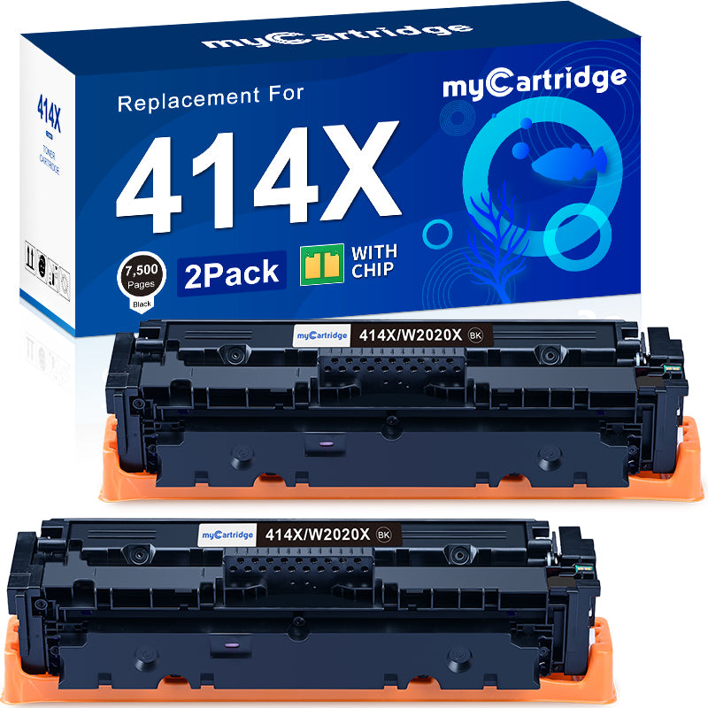 HP 414X Compatible Toner Cartridge with Chip（2 Black ）