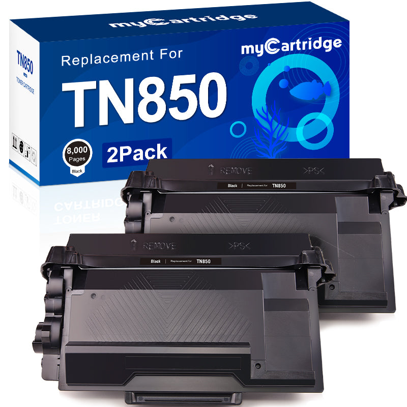 Compatible for Brother TN850 High Yield Black Toner Cartridge （Black-2P）