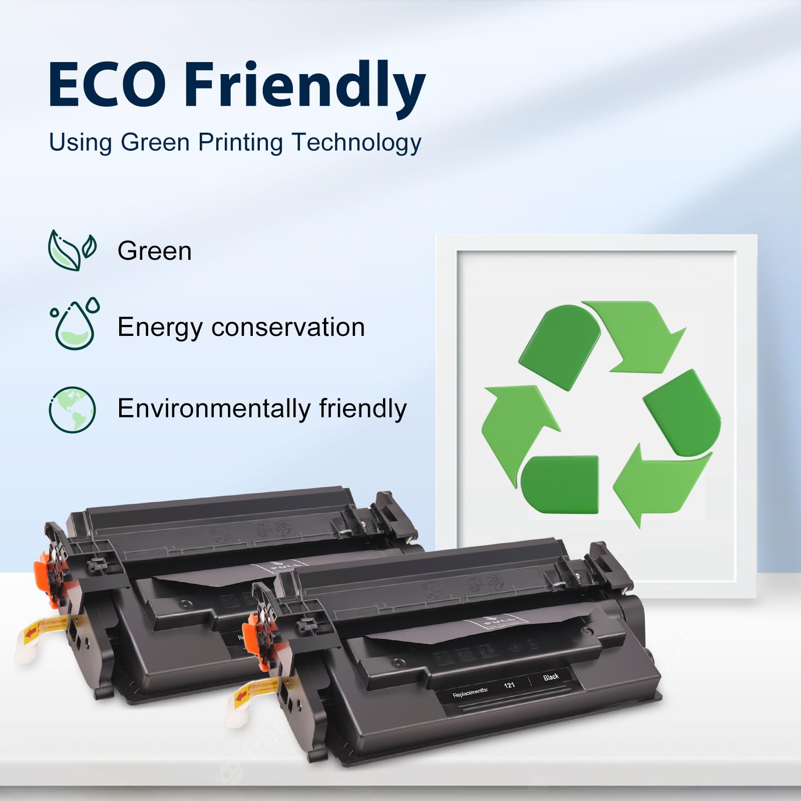 Compatible Canon CRG 121 Toner Cartridge（2 black）