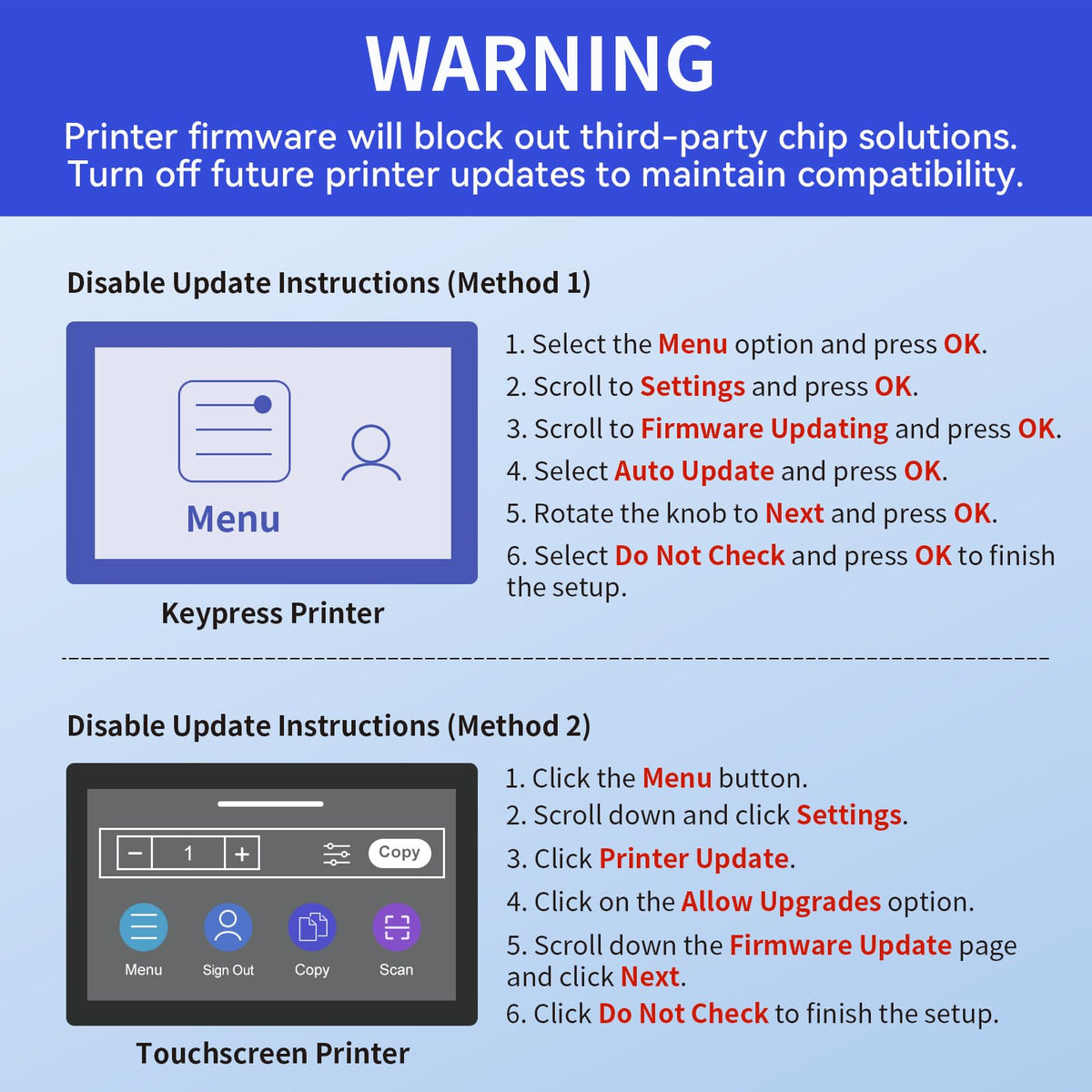 HP 210X compatible toner cartridge installation guide for HP Color LaserJet Pro 4201dw 4301fdw