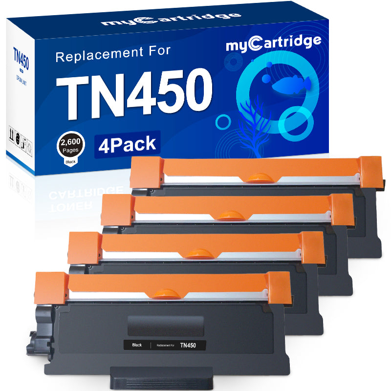Brother TN450 Compatible Toner Cartridge   (4 Black)