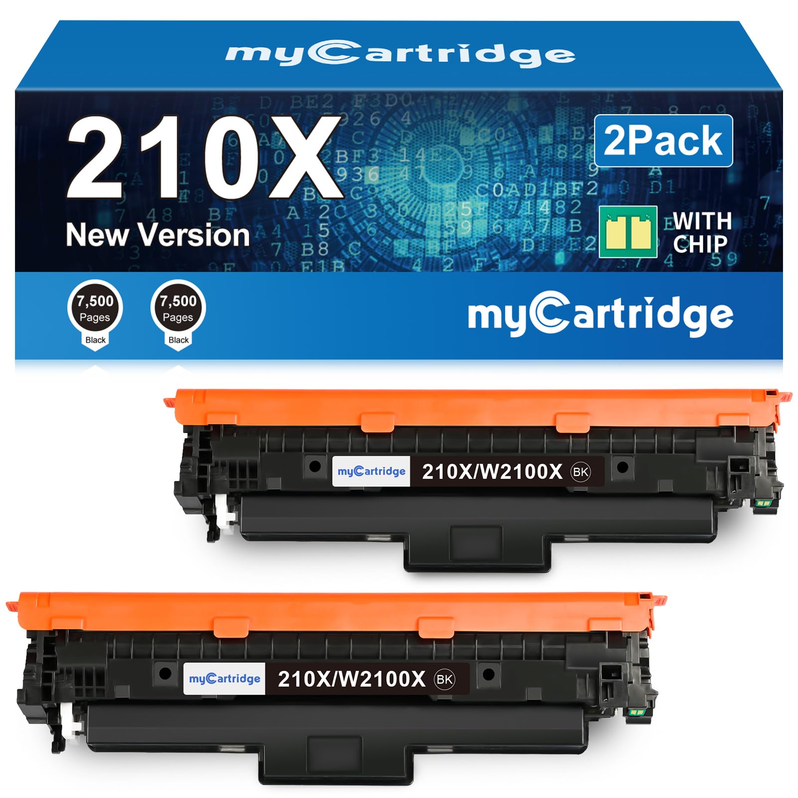 HP 210X Compatible Toner Cartridge With Chip（2 Black)