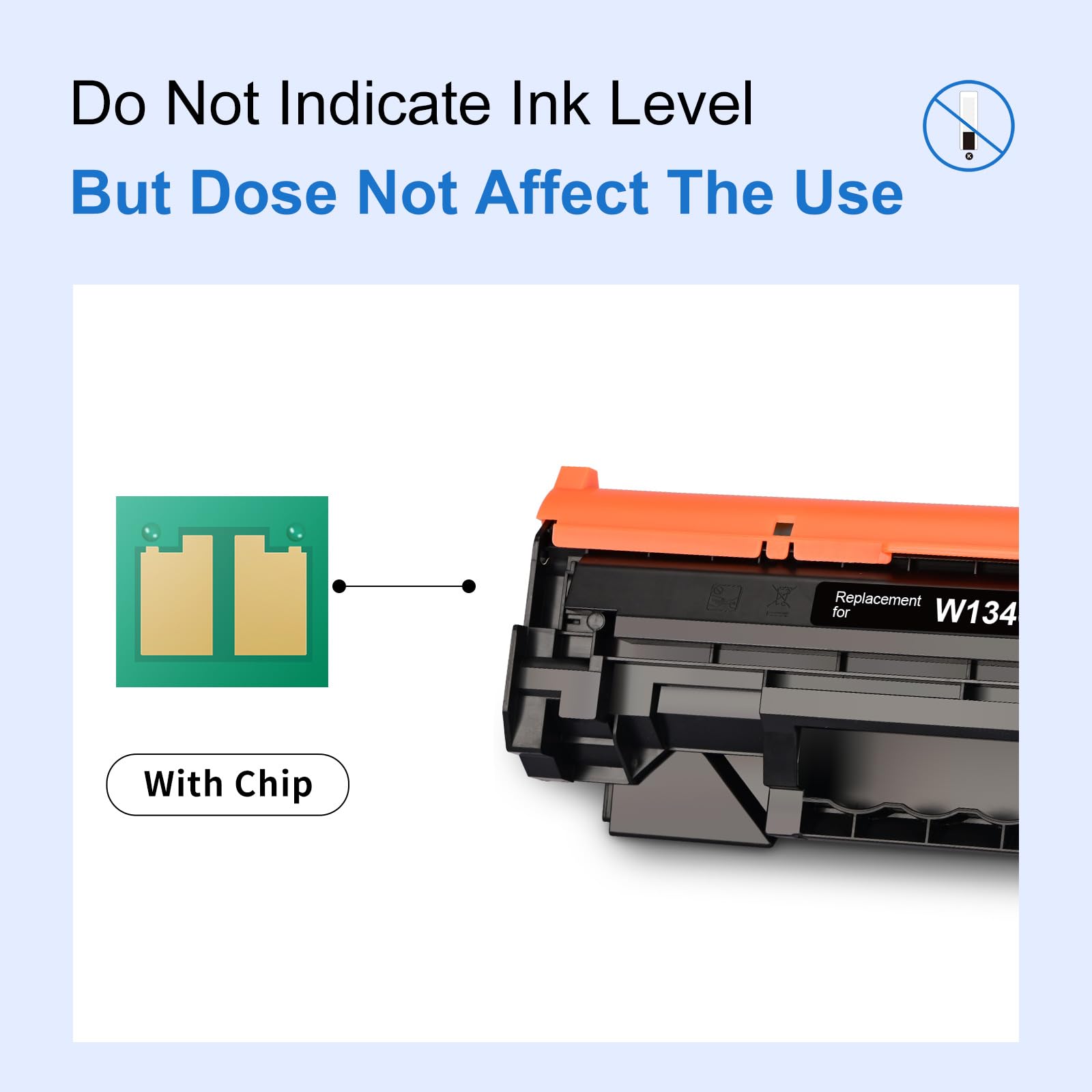 HP 134X Compatible Toner Cartridge With Chip （1 Black)
