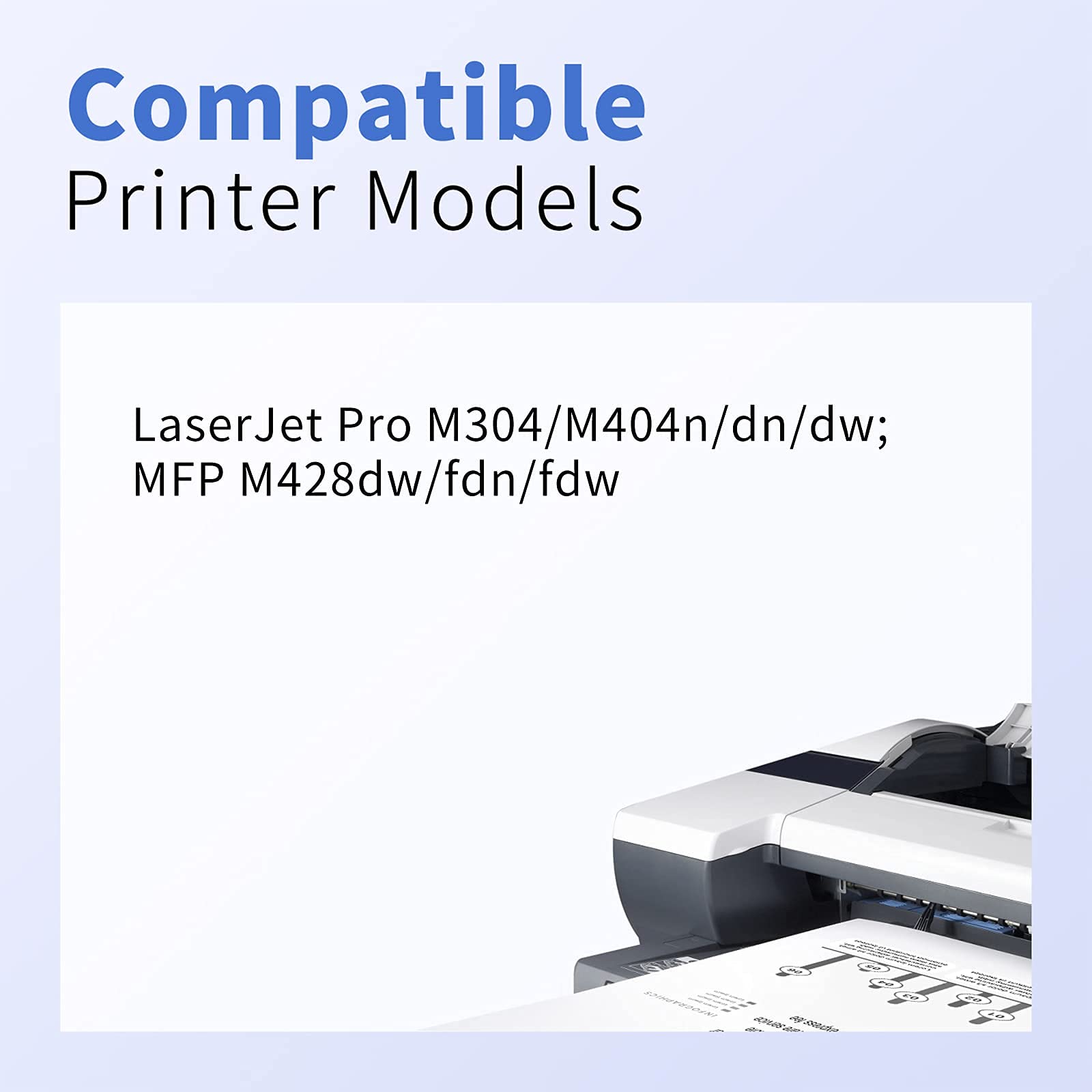 HP 58A CF258A Compatible Toner Cartridge With Chip（1 Black)