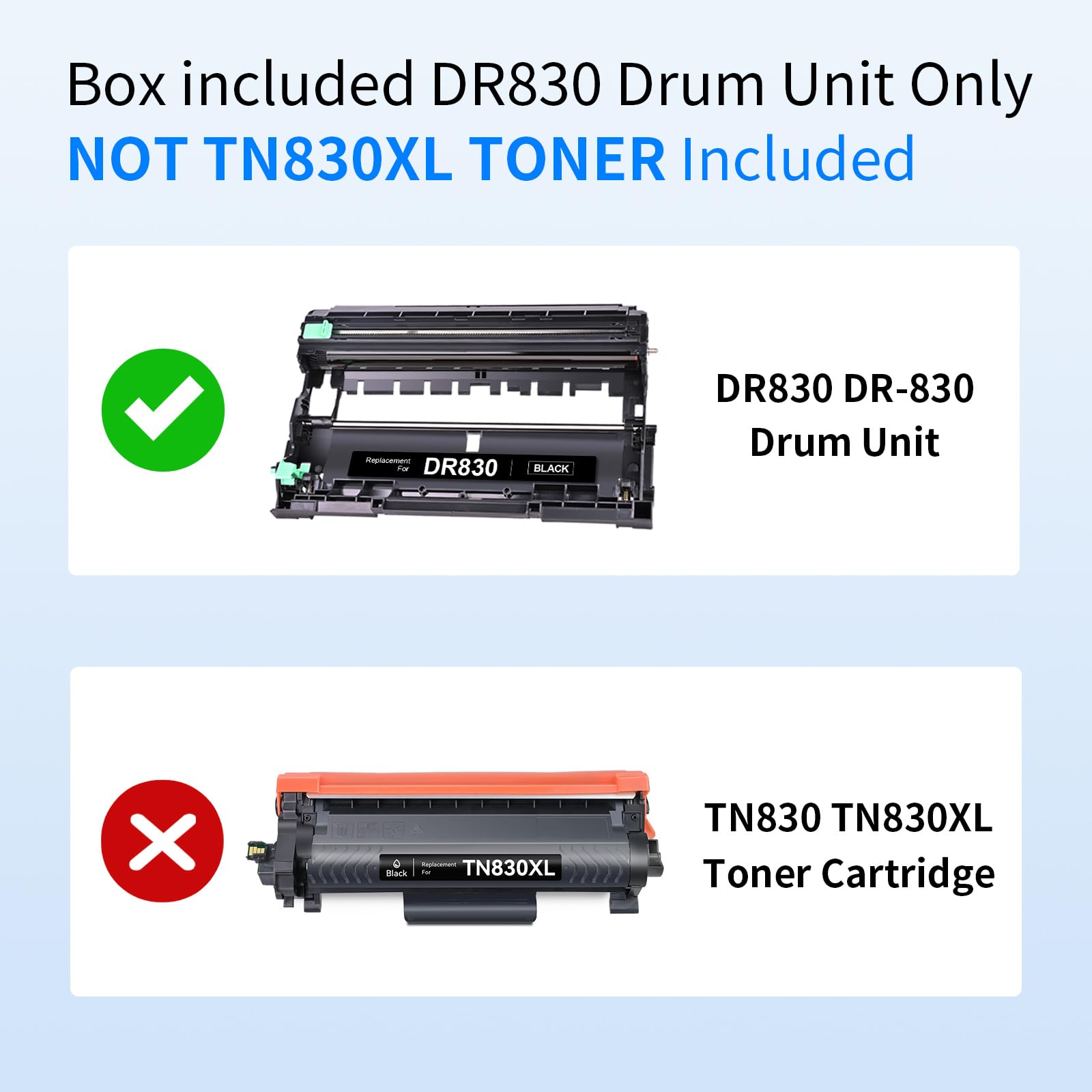 DR830 Drum Unit Compatible Replacement