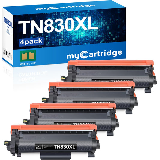 myCartridge Brand TN830 Compatible Toner 4 Pack