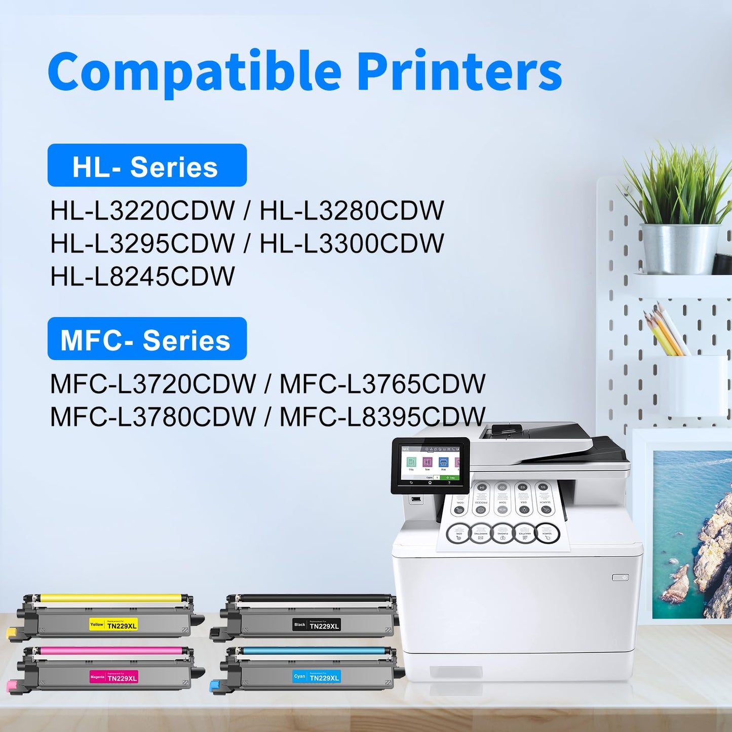 myCartridge Brother TN229 Toner Compatible printers