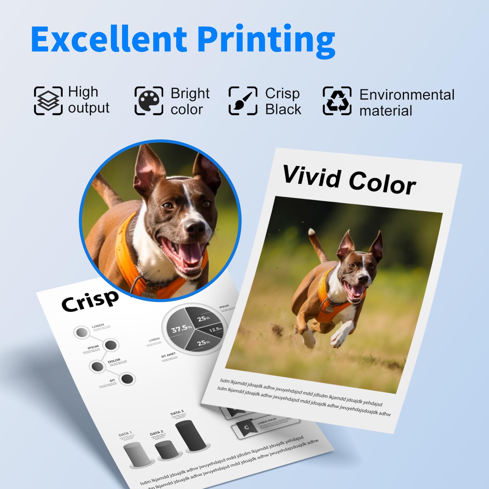 myCartridge TN830 Compatible Toner Cartridges are excellent printing