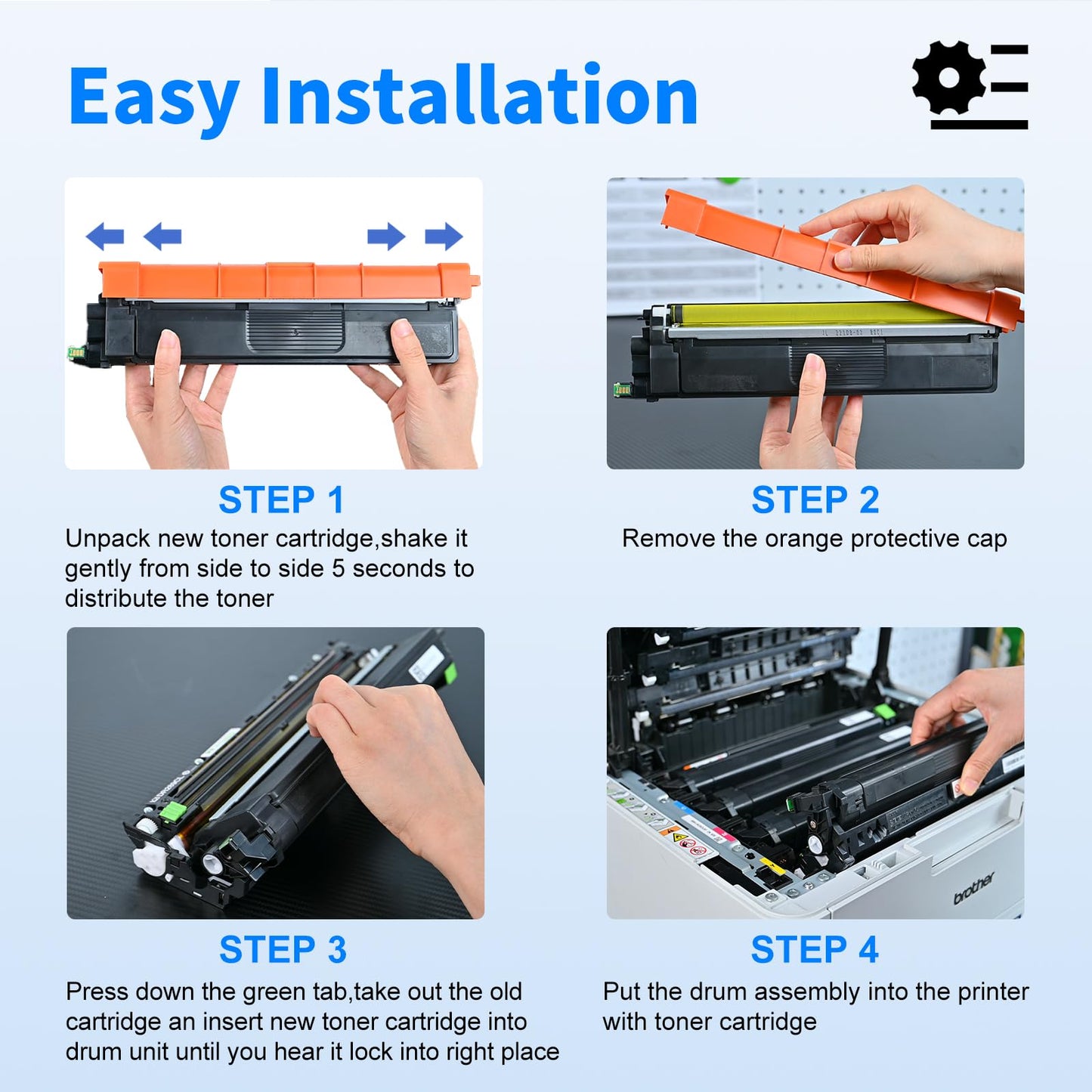 mycartridge Brother TN229XL is easy install