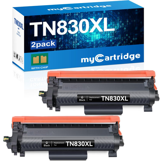 mycartridge TN830 Toner Cartridges Compatible 2pk