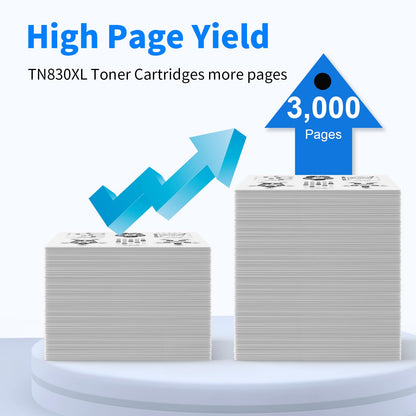 mycartridge TN830 Toner Cartridges page yield