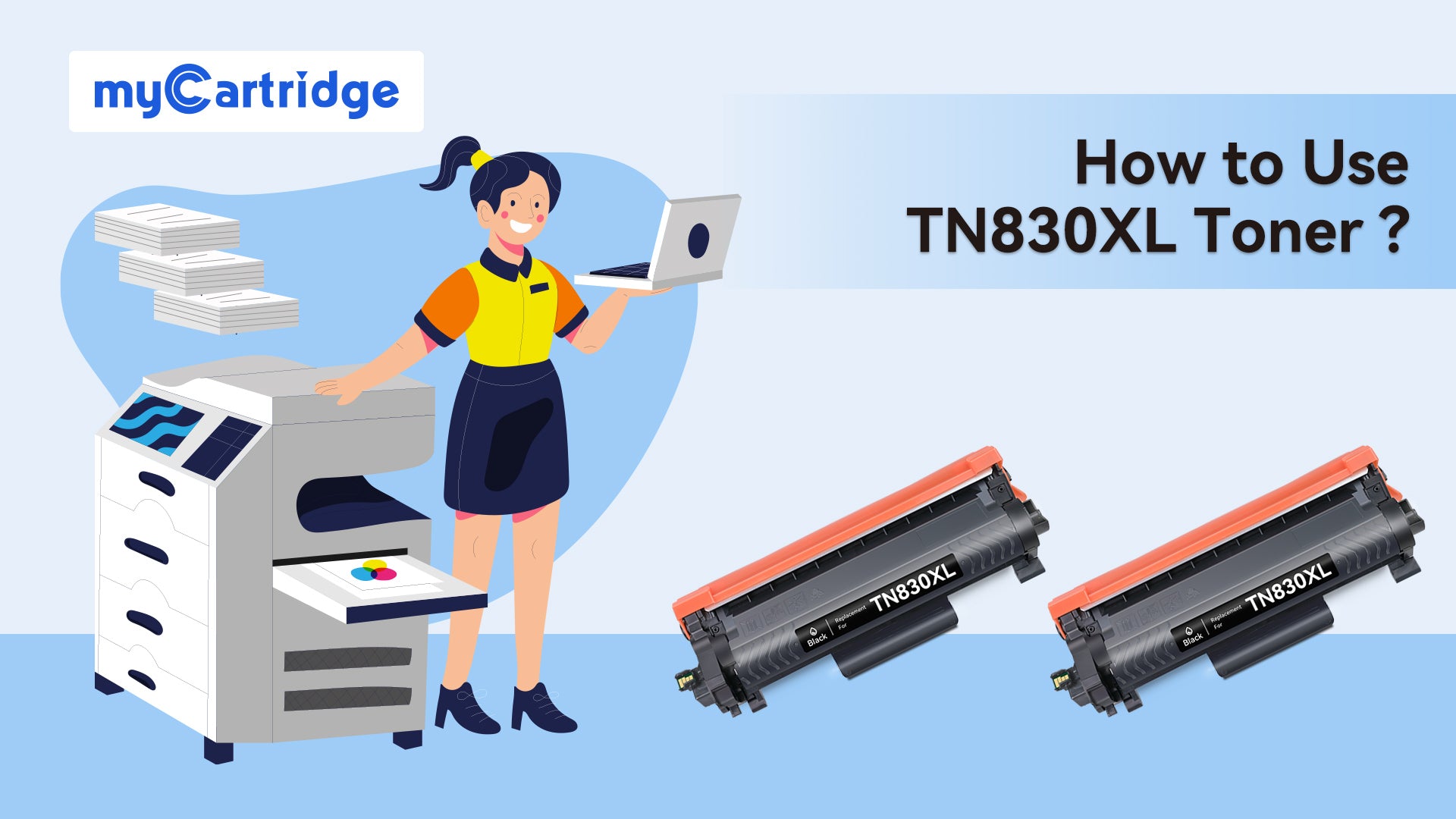 myCartridge TN830XL unboxing video